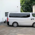 ペット火葬場で火葬をしているペット火葬車